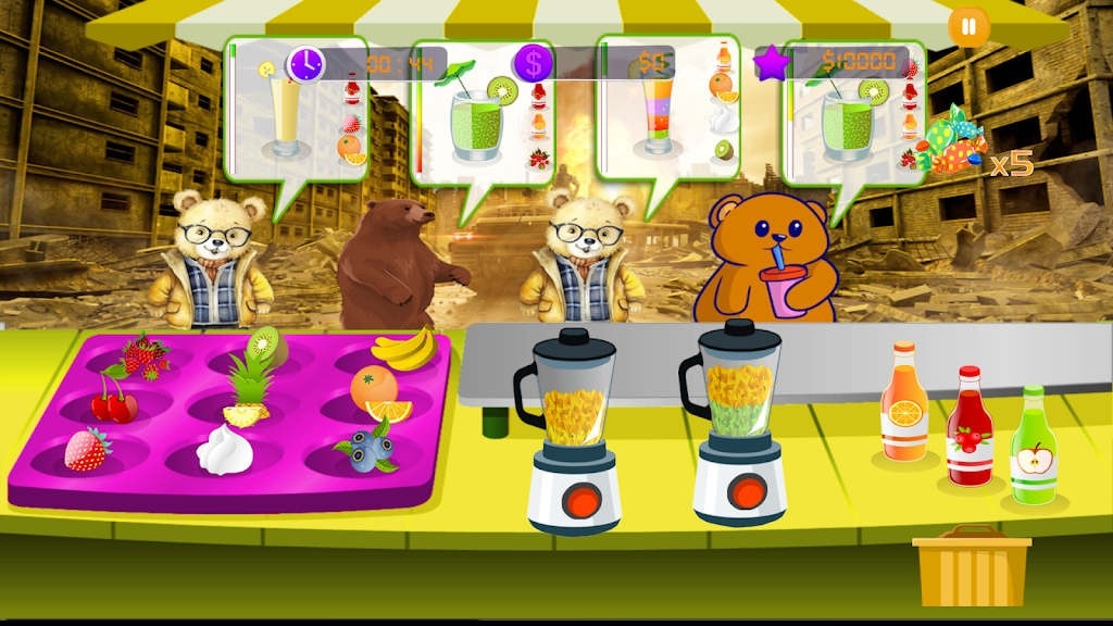 小熊果汁商店（Bear Juice Fun）小游戏最新免费版